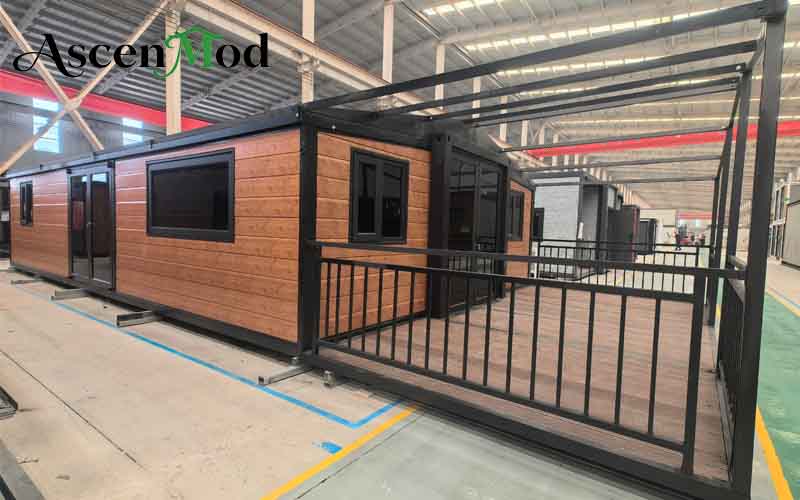 40ft Luxury Foldable House Modern Prefab Container Home for Premium Living ASCEN MOD 