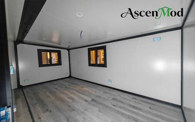 40ft Foldable House  Spacious Two-Bedroom Prefab Container Home ASCEN MOD 