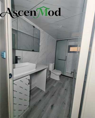 40ft Double-Wing Foldable House  Luxury Expandable Container Home with Modern Comfort ASCEN MOD 