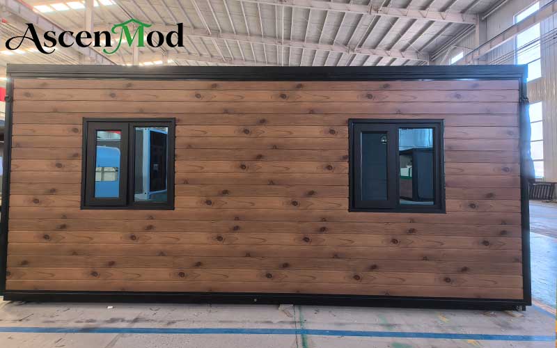 Ultra-Slim Foldable House Compact Expandable Container Home for Rapid Deployment ASCEN MOD 