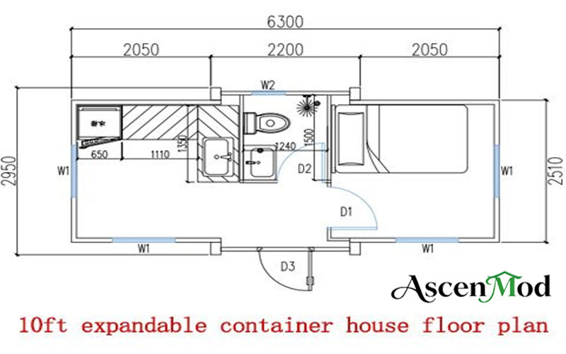 AscenMod Expandable House F10