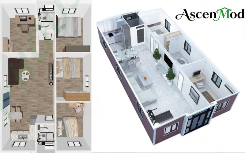 ASCENMOD Expandable House F40