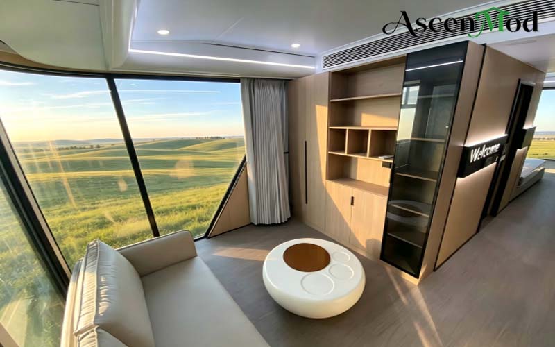 AscenMod Resort Container Space Capsule House A80