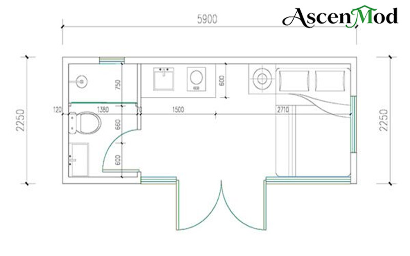 AscenMod Apple Cabin Model A1